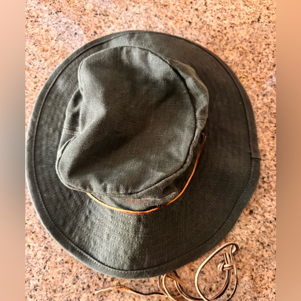 Vintage Pure Hemp Hat army green - Picture 4 of 9
